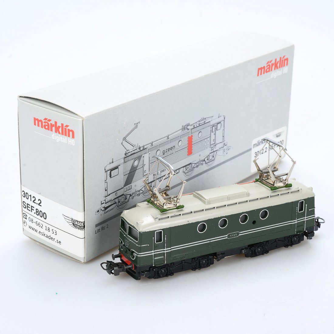 ELLOK, 3012.2, Märklin, H0: Elektrolokomotive. Smärre slitage, smärre repor. Ej originalkartong. Marklin/Maerklin (306).