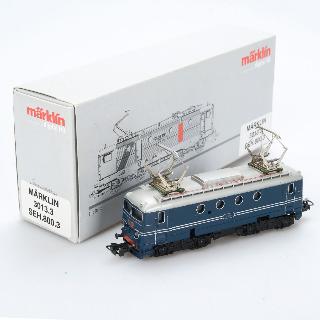 ELLOK, 3013.3/SEH 800.3, Märklin, H0: Elektrolokomotive. Smärre slitage, smärre färgbortfall. Ej originalkartong. Marklin/Maerklin (316).