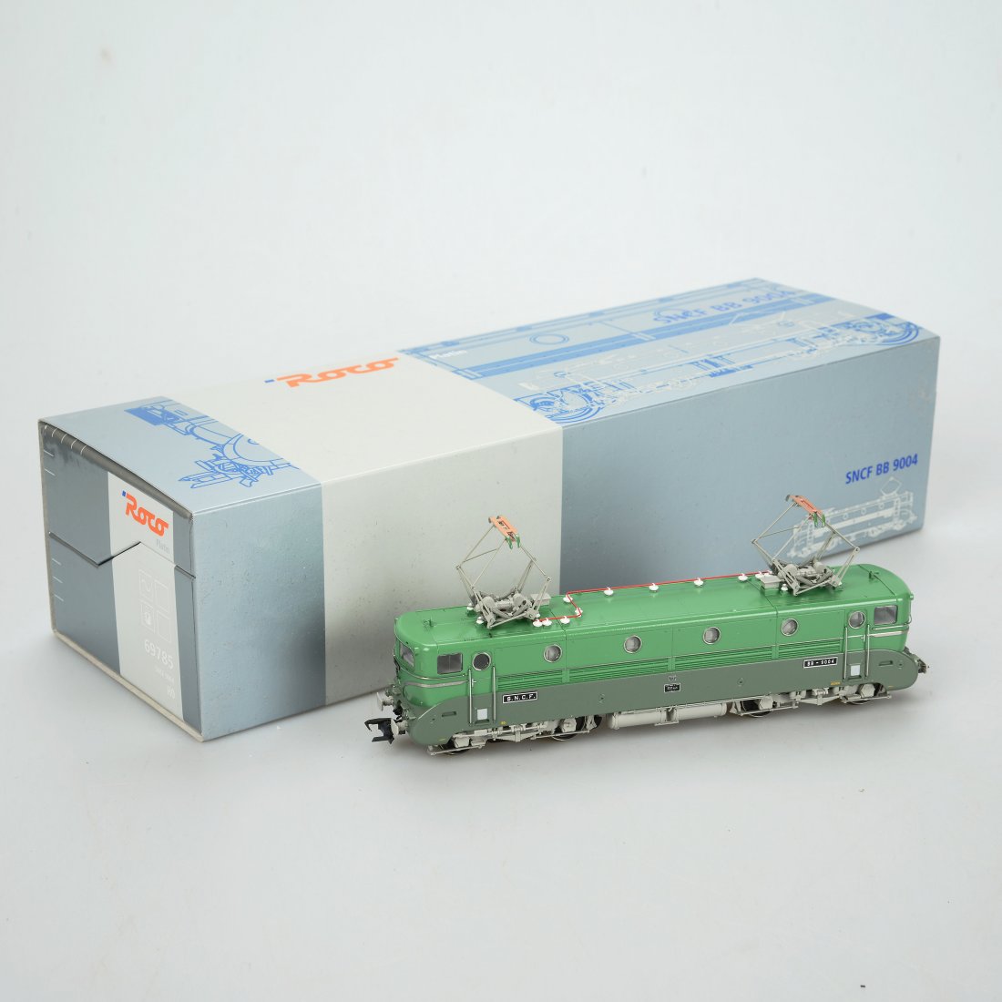 ELLOK, 69785, Roco, H0: Elektrolokomotive. Smärre/obetydligt slitage. Med kartong, instruktion och tillbehör. (715)