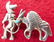 Sterling Mexican Donkey Pin Group - 4