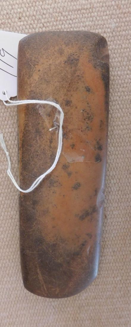 Flint Celt: Flint Celt, pre-historic item. Made of flint, the item measures 6 3/4" long. Central Arizona. Classic Arizona celt. Condition: Good, see images. Shipping: $14.50 w/insurance and signature.