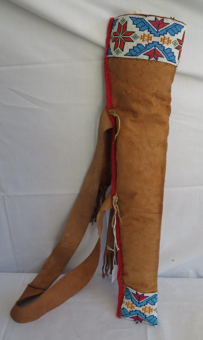 Plains Indian Beaded Arrow Quiver