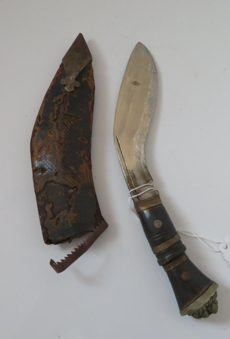 Antique Kukri Knife w/Sheath
