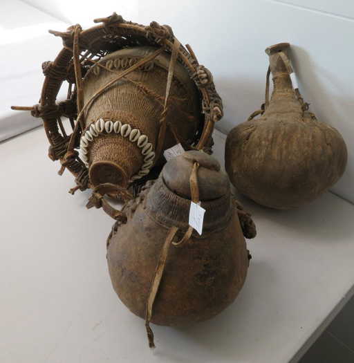3 Antique African Containers