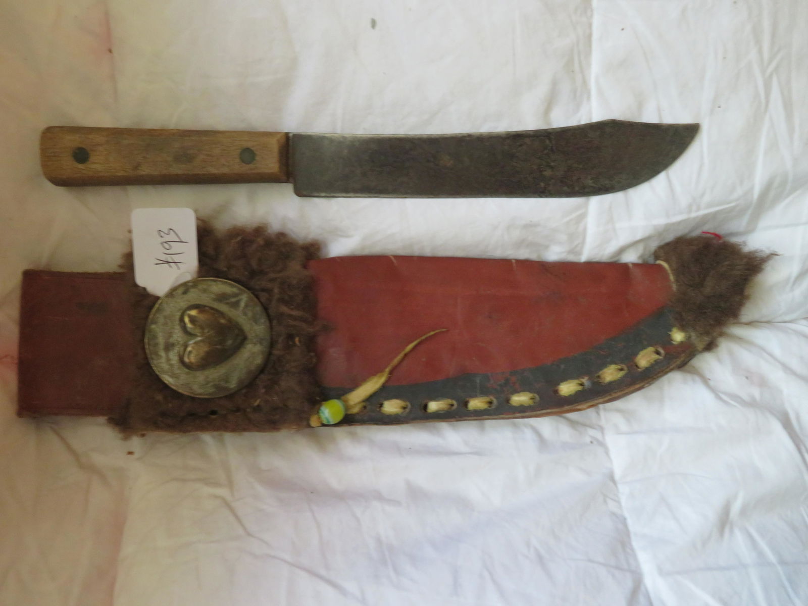 Indian Knife with Seath: Indian Knife with Seath