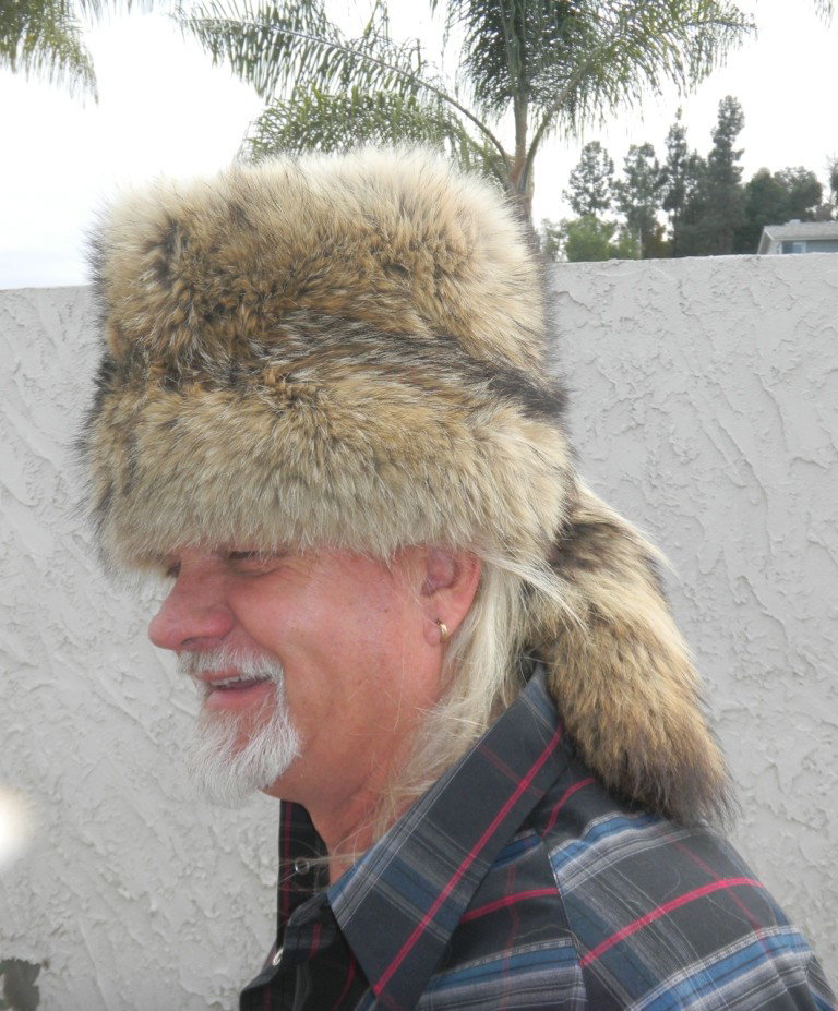 Authentic Fur Mountain Man Hat: Authentic Fur Mountain Man Hat 24x9 inches Shipping $10.00