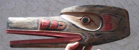 Northwest Coast Raven Mask - 4