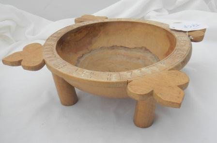 Polynesian Kava Bowl: Polynesian Samoan Kava Bowl, measuring 13 x 4 inches, Circa 1940, Condition good. For your information Kava is an intoxicating drink that is placed in this bowl. Shipping $18.00