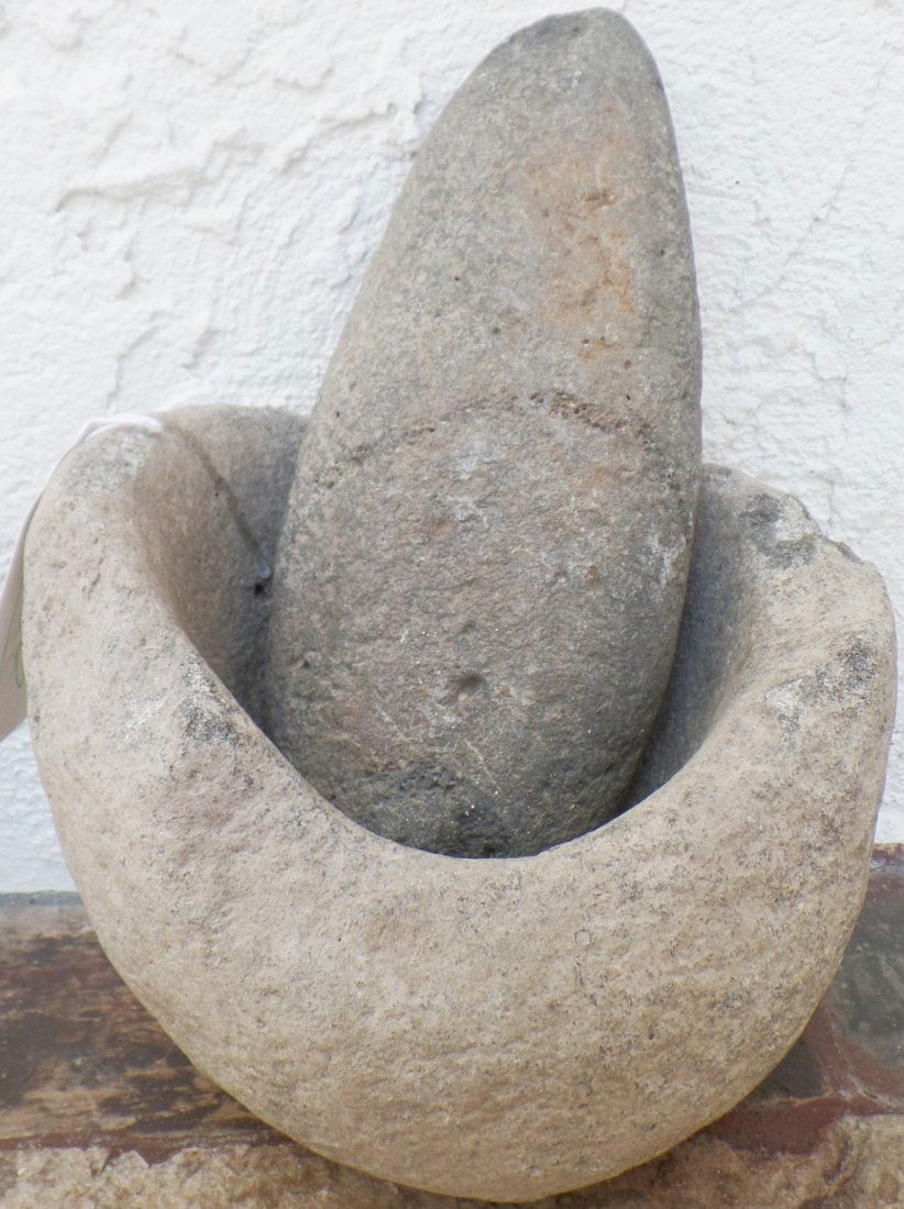 Prehistoric Native American Mortar and Pestle