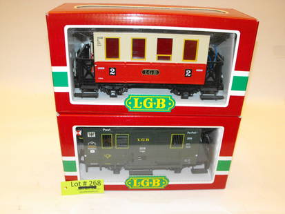 LGB Trains: Pair of LGB Trains in Box