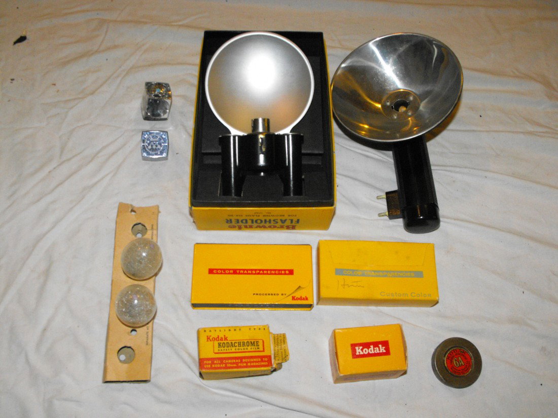 Camera Accessories: Lot of camera accessories, flashes, etc.