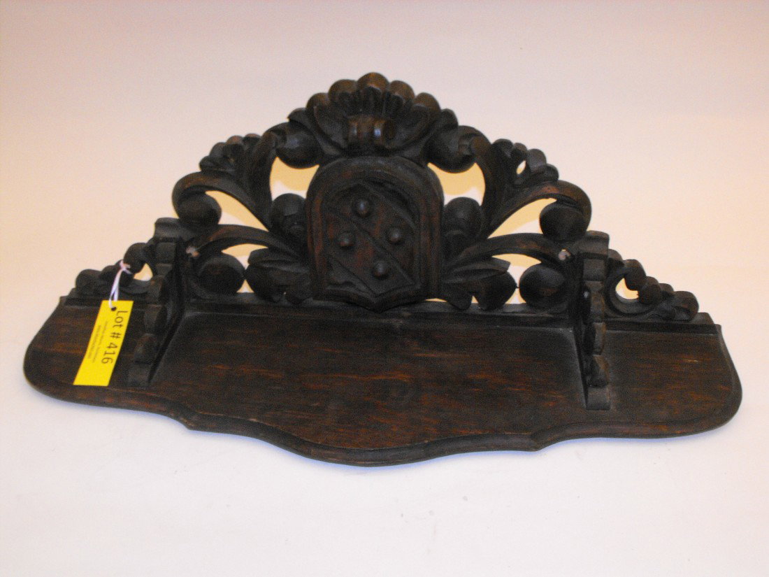 Clock Shelf: Antique, approx 27" x 8"