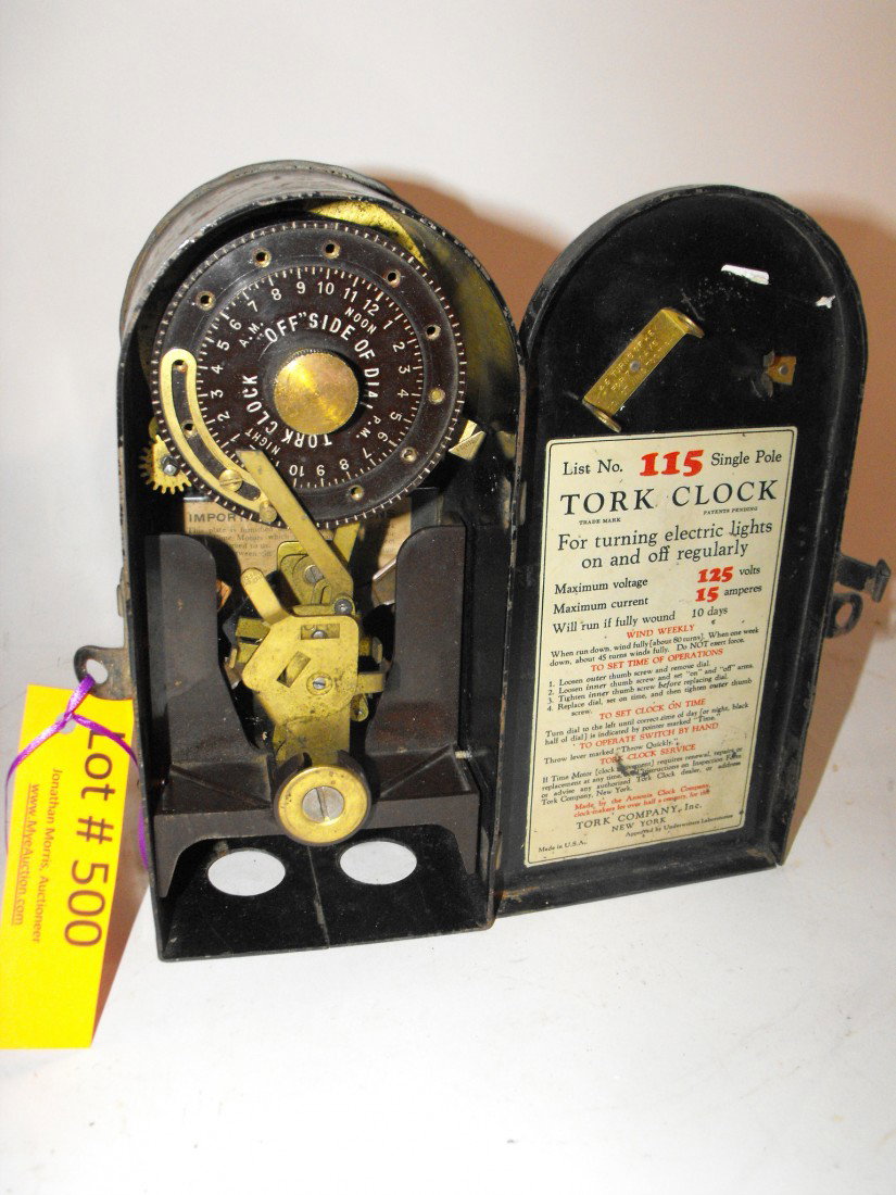 Tork Clock: Antique Timer, New York