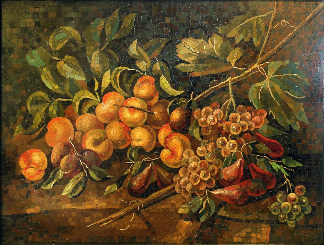 ITALIAN MOSAIC PLAQUE (1 of 4)