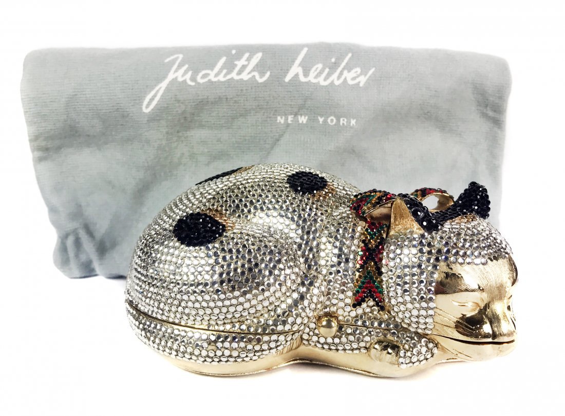 JUDITH LEIBER SWAROVSKI CRYSTAL MINAUDIERE (1 of 5)