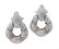 FINE PAIR OF GOLD AND DIAMOND EARCLIPS