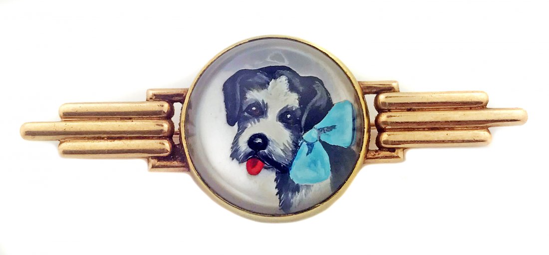 GOLD BROOCH/PIN (1 of 1)