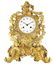 French Rococo Style Gilt-Bronze Mantel-Clock