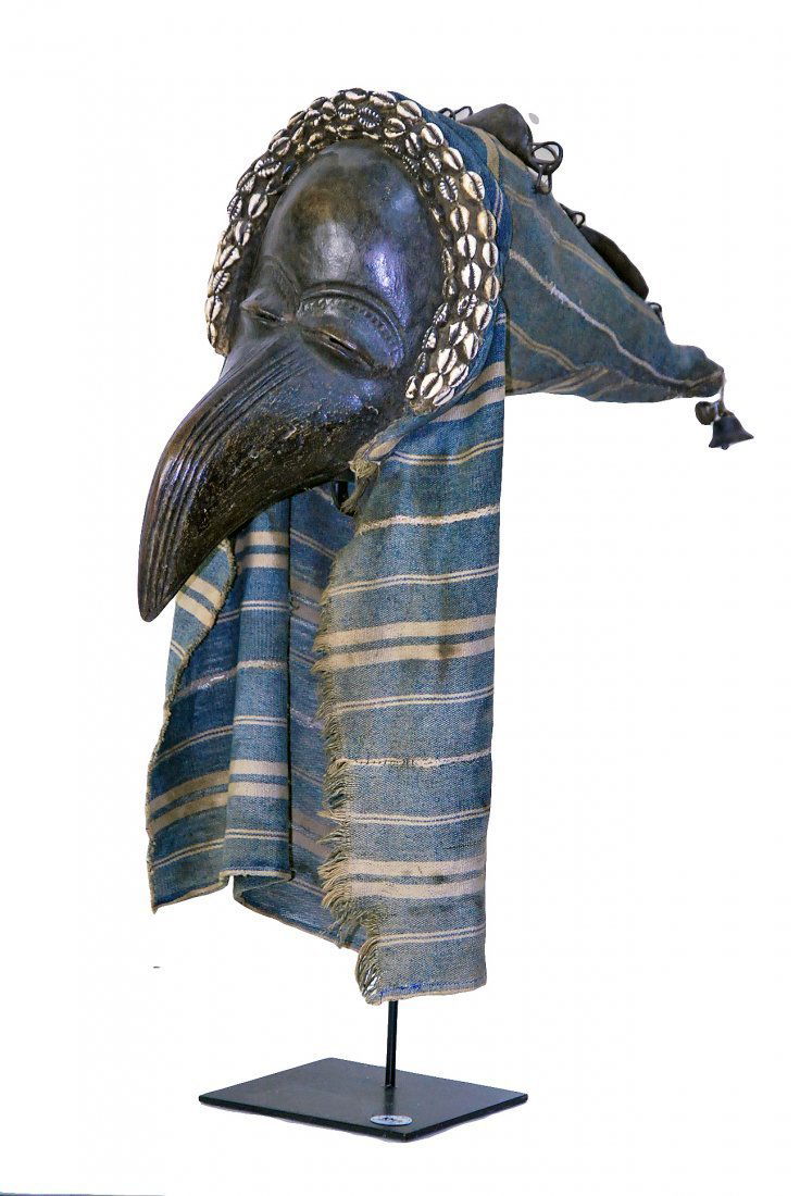 STYLE OF CEREMONIAL BIRD MASK PEOPLE DAN KONO LIBERIA (1 of 3)