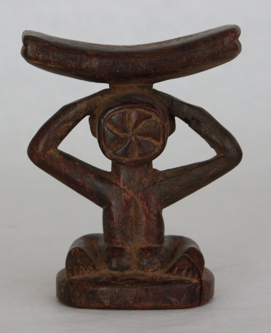 STYLE OF ROYAL HEAD REST - CARVED WOOD (1 of 7)