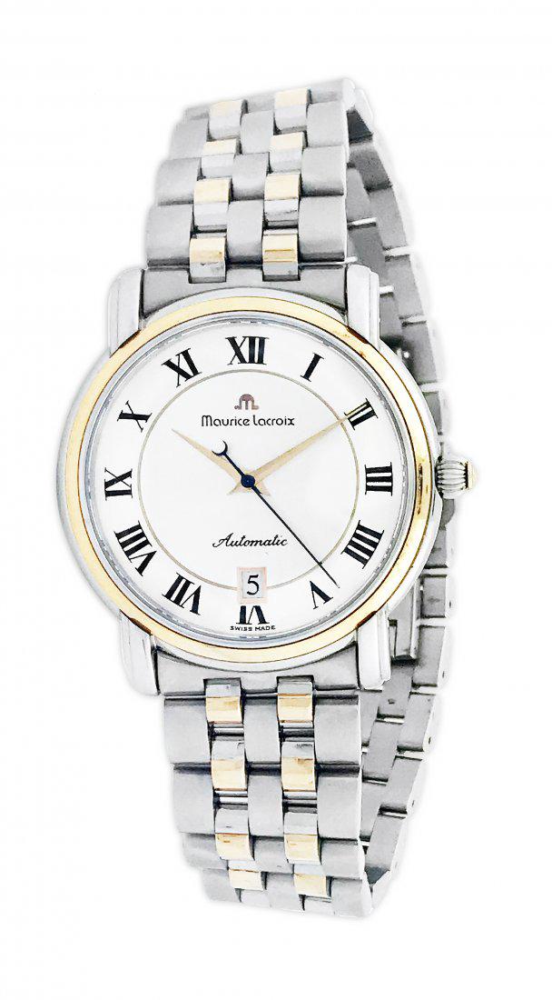 MAURICE LACROIX, GOLD AND STAINLESS STEEL WRISTWATCH (1 of 1)