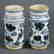 TWO PAIR OF ITALIAN SAVONA BLUE/WHITE CERAMIC - 4