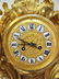 LARGE LOUIS XV STYLE GILT BRONZE MANTLE CLOCK - 6