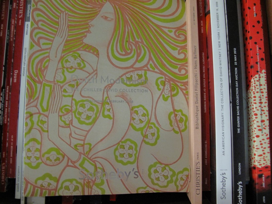 25 MODERN DESIGN SINGLE OWNER AUCTION HOUSE CATALOGUES: 25 MODERN DESIGN SINGLE OWNER AUCTION HOUSE CATALOGUESSothebys, Christies and other; including, xx.