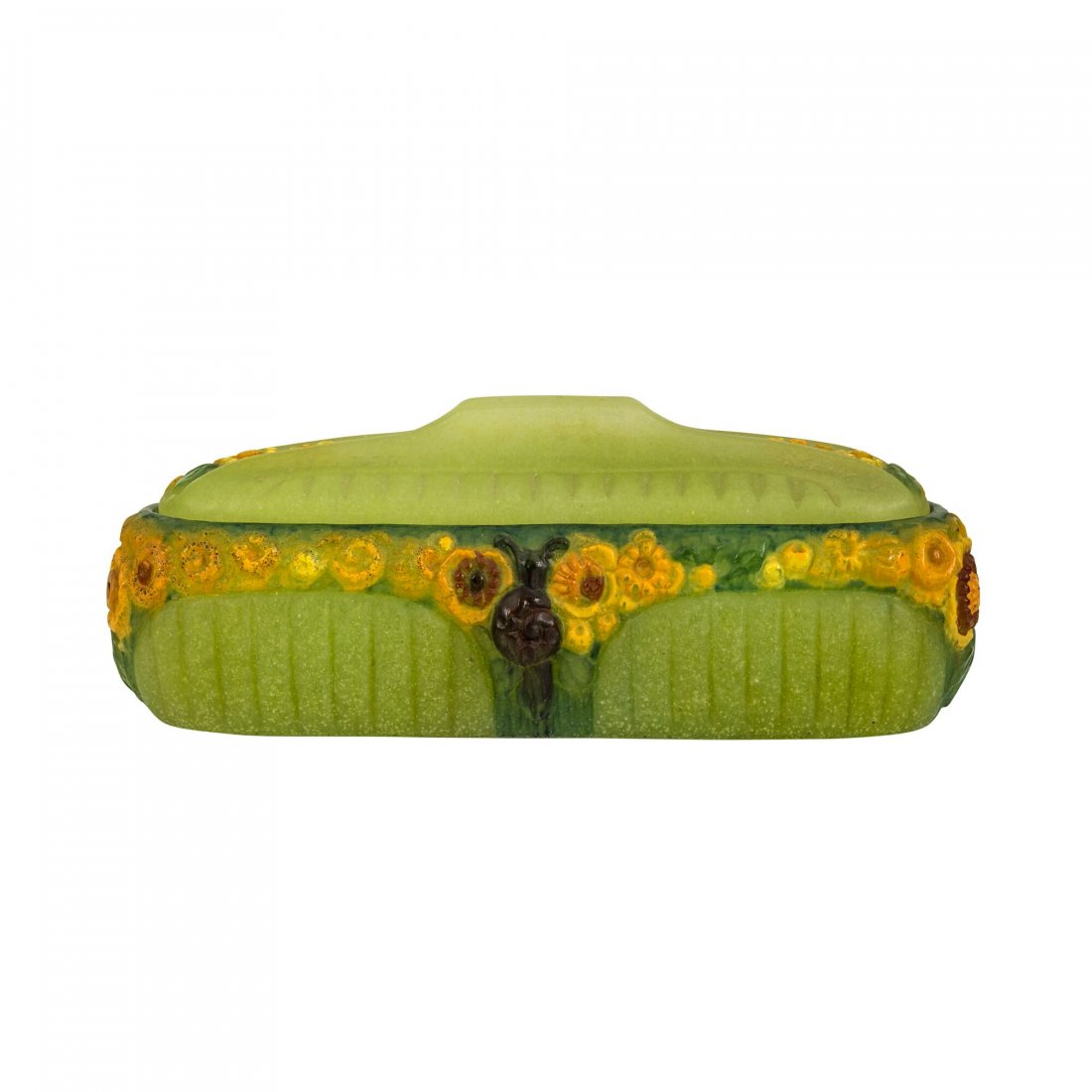 Almeric Walter (1870-1959) pâte-de-verre Box & Cover (1 of 3)