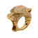 Interesting Gold and Diamond Ring