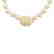 White Coral and Gold Necklace - 2