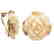 14kt Gold and Coral Ear-Clips