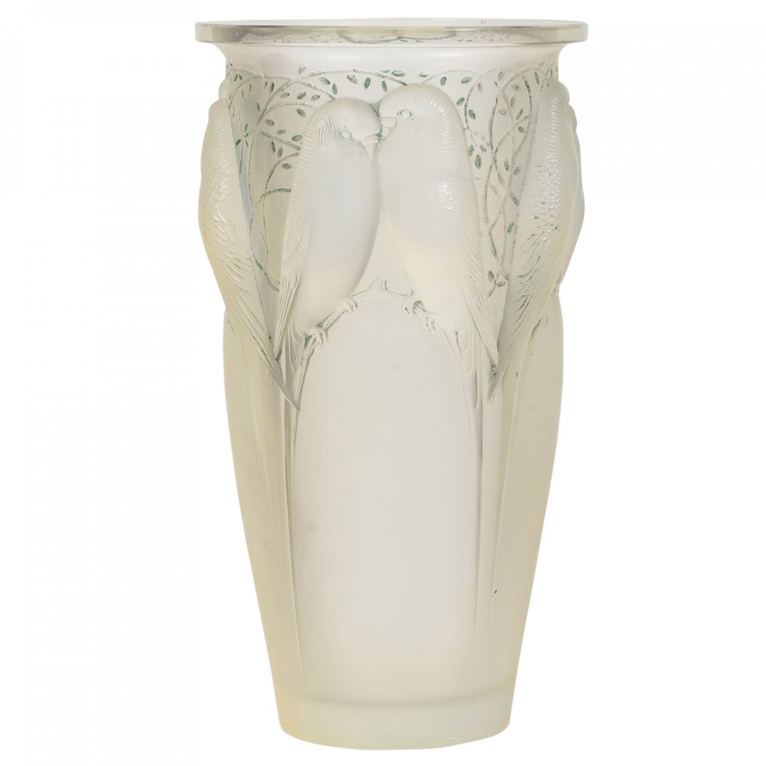 René Lalique(1860-1945) Opalescent Glass Vase (1 of 4)