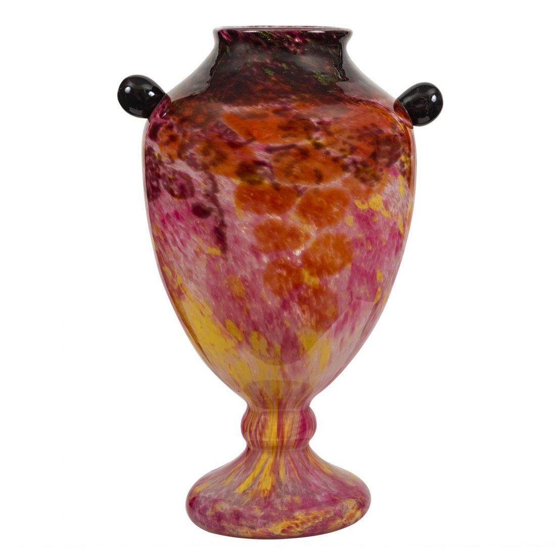 Schneider, Monumental Internally-Decorated Glass Vase (1 of 7)
