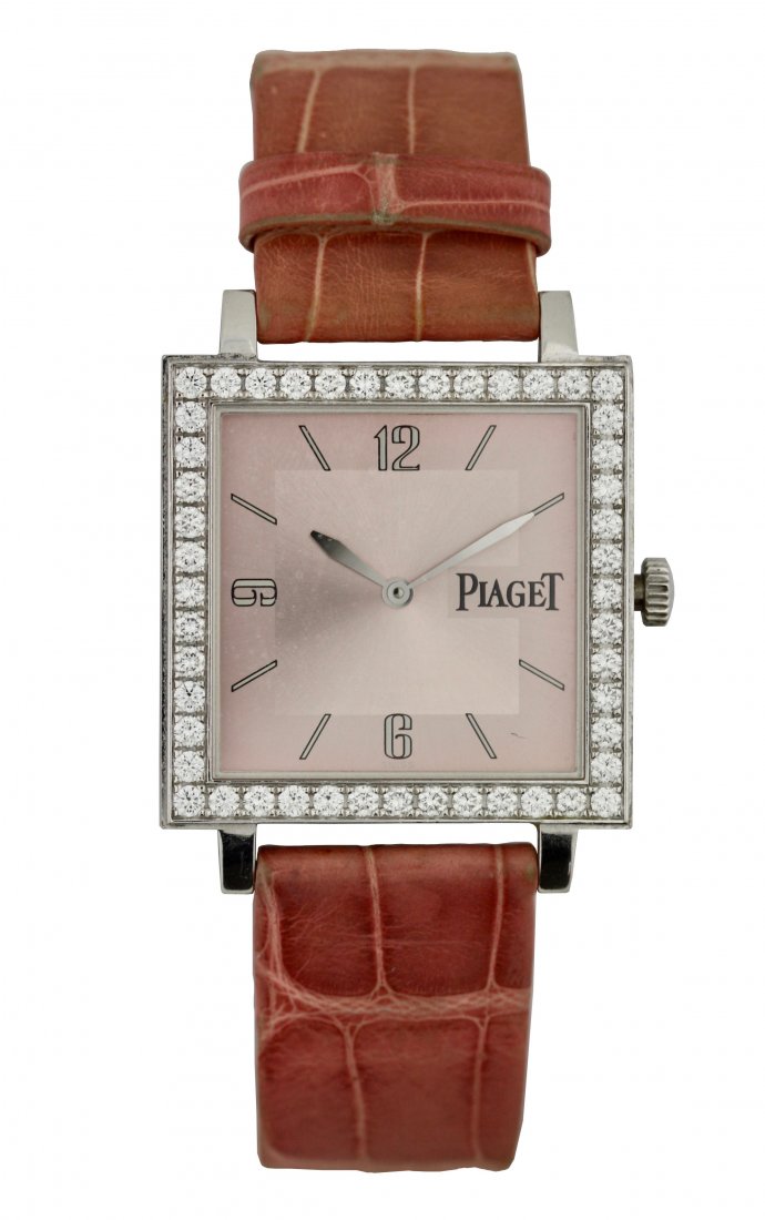 Piaget, White Gold and Diamond-set Wristwatch (1 of 5)