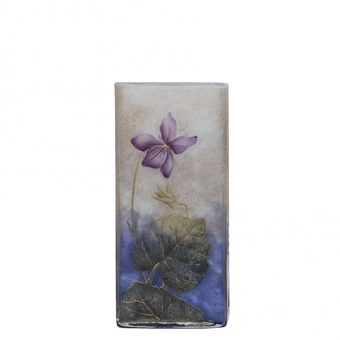 Daum Nancy Cameo and Enamel Glass Vase (1 of 6)