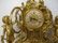 Large Louis XV Style Gilt Bronze Mantle Clock - 7