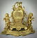 Large Louis XV Style Gilt Bronze Mantle Clock - 3