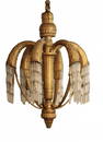 Fine Simonet Freres Gilt-Bronze Twelve-Light Chandelier