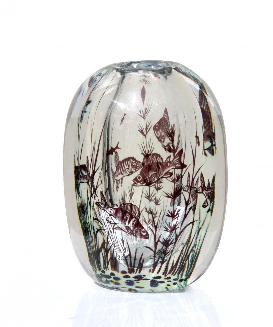 An Orrefors `Graal (1 of 8)