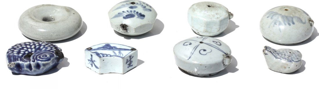 Collection of Eight Antique Korean Water Droppers (1 of 8)