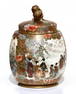 A Satsuma Earthenware Jar and Cover