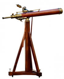 Fine and Impressive Brass Equatorial Telescope