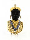 Gem set 'blackamoor' and diamond brooch, Nardi