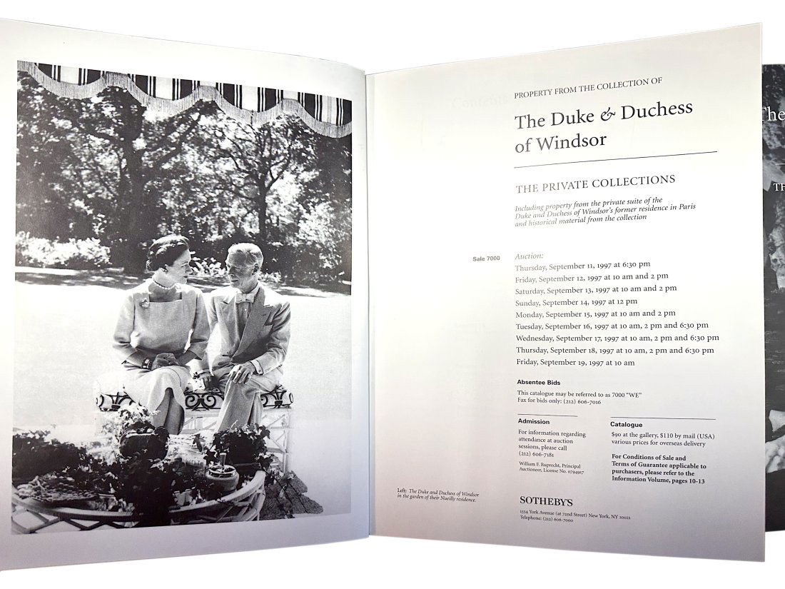 The Duke And Duchess Of Windsor, Sale 7000 Auction
