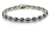 Gold Sapphire and Diamond Bracelet