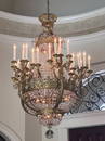 Fine French Empire Ormolu & Cut-GLass Thirty-Five Chandelier