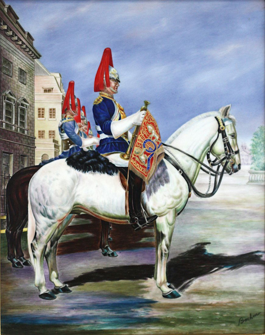 Boehm Porcelain Equestrian Plaque (1 of 6)