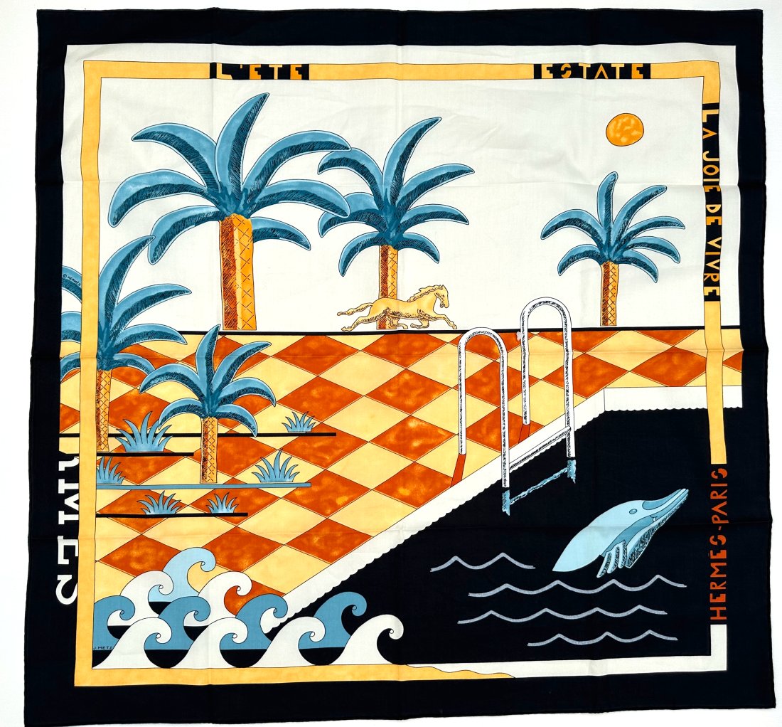 Hermes Silk Scarf, La Joie De Vivre (1 of 4)