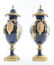 FINE PAIR GILT-BRONZE MOUNTED SEVRES COVERED PORCELAIN - 2